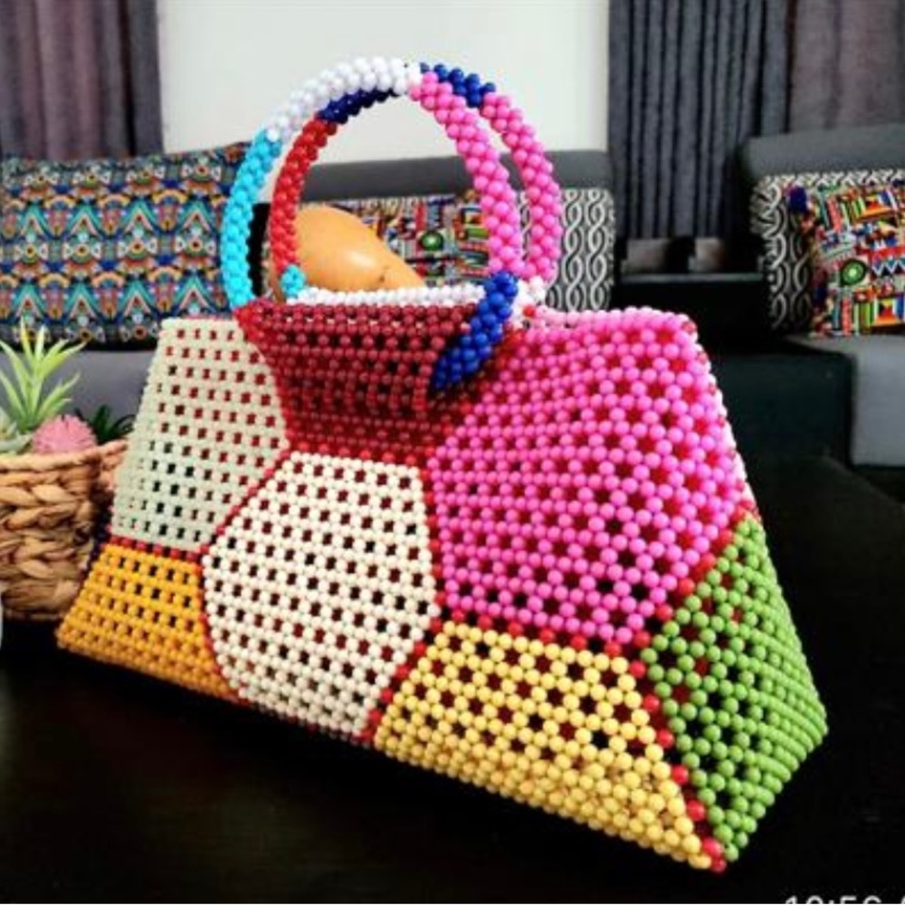 Shebbah Handmade Beaded Handbag